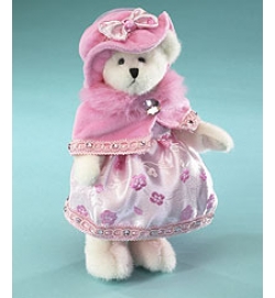 Boyds 8吋粉紅色寶石泰迪熊 "Rosa Gembeary"