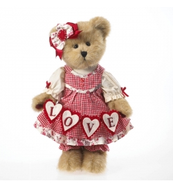 Boyds 10吋 L O V E 泰迪熊 "Valerie Luvington"